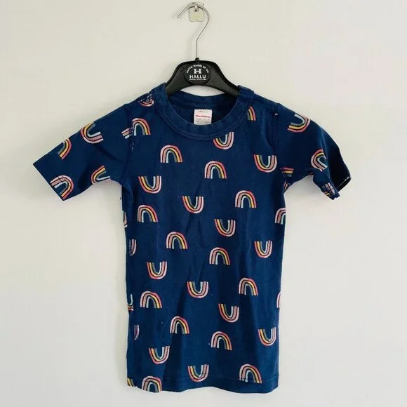 Hanna Andersson Kids Navy Blue Rainbow Set Size US 8 - Picture 1 of 6